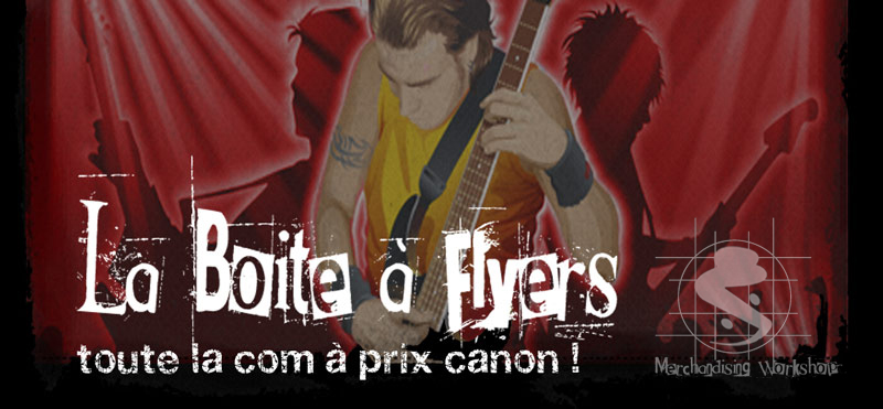 Affiches, Flyers, Stickers, Cartes de visite, Cartes postales, Impression textile, T-shirts, Girly, Sweat, Drapeaux, Badges, Patchs,Pressage CD, Gravage CD, Tour de cou, Autocollants pour grosse caisse, Enveloppes � bulles pour envois promo